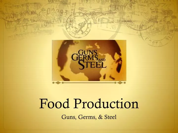 food production