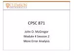 CPSC 871 - slide 1