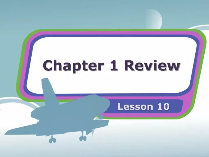 chapter 1 review