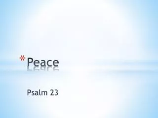 Peace