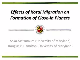 Effects of Kozai Migration on Formation of Close-in Planets