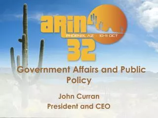 Government Affairs and Public Policy