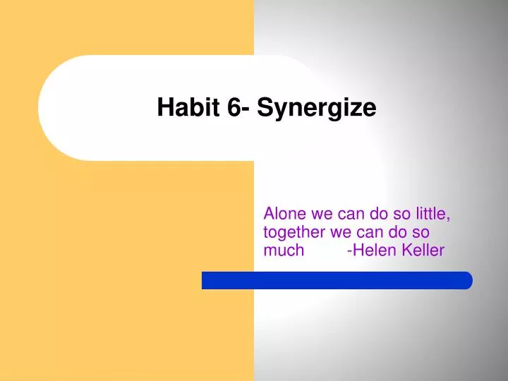 habit 6 synergize