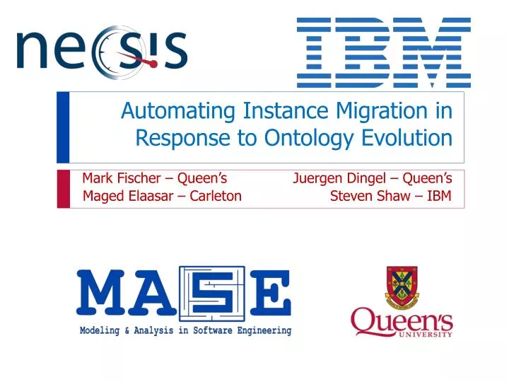 automating instance migration in response to ontology evolution