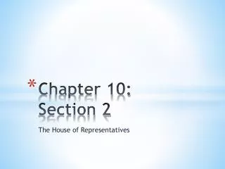 chapter 10 section 2