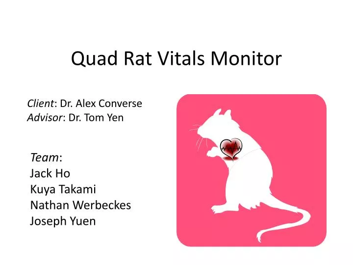 quad rat vitals monitor