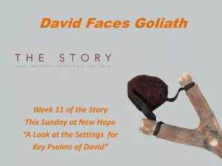 David Faces Goliath