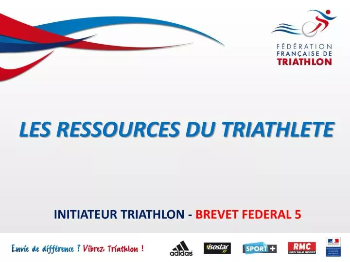 les ressources du triathlete