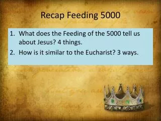 Recap Feeding 5000