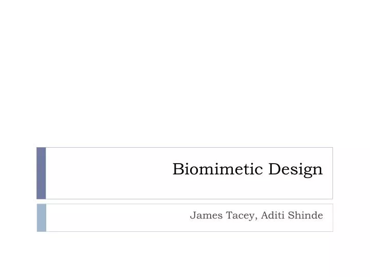 biomimetic design