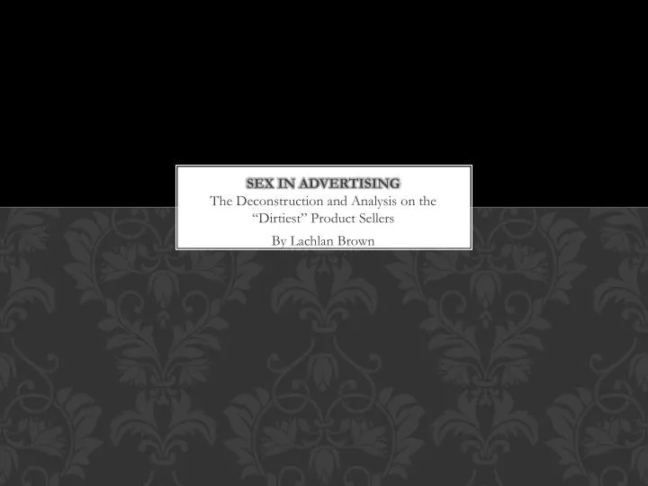 sex in advertising