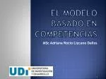 EL MODELO BASADO EN COMPETENCIAS - slide 1