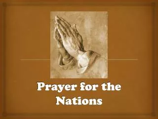 Prayer for the Nations