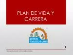 PLAN DE VIDA Y CARRERA - slide 1