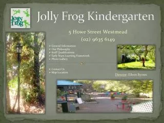 Jolly Frog Kindergarten