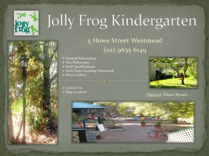 jolly frog kindergarten