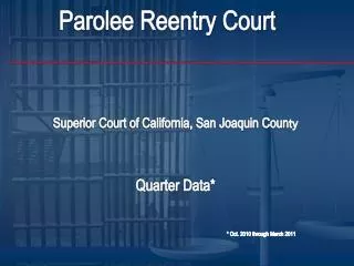Parolee Reentry Court