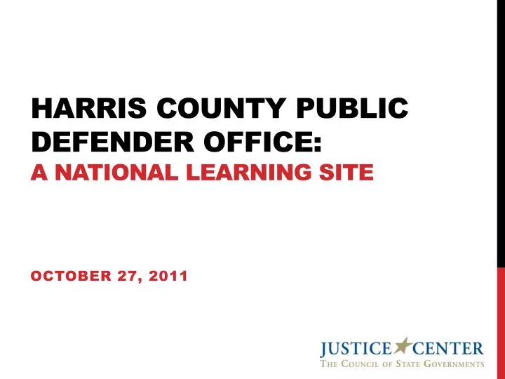 harris county public defender office a national learning site