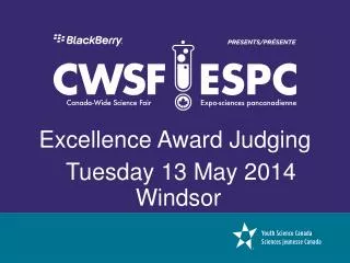 Excellence Award Judging