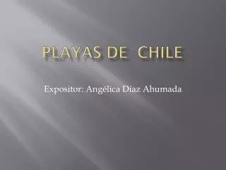 playas de chile