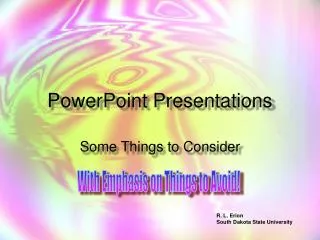 PowerPoint Presentations