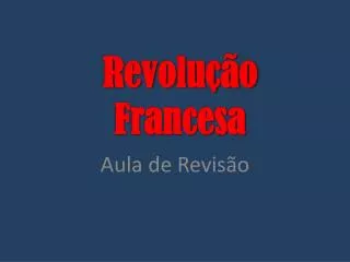 revolu o francesa