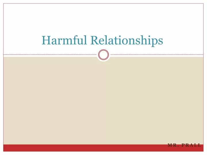 harmful relationships