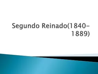 segundo reinado 1840 1889
