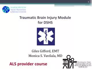 Traumatic Brain Injury Module for DSHS