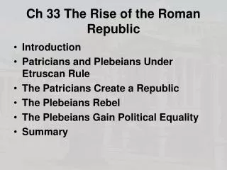 PPT - Rise Of The Roman Republic PowerPoint Presentation, Free Download ...