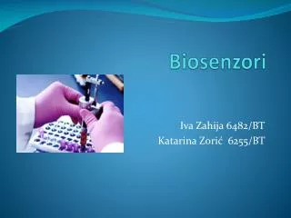 Biosenzori