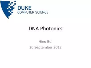 DNA Photonics