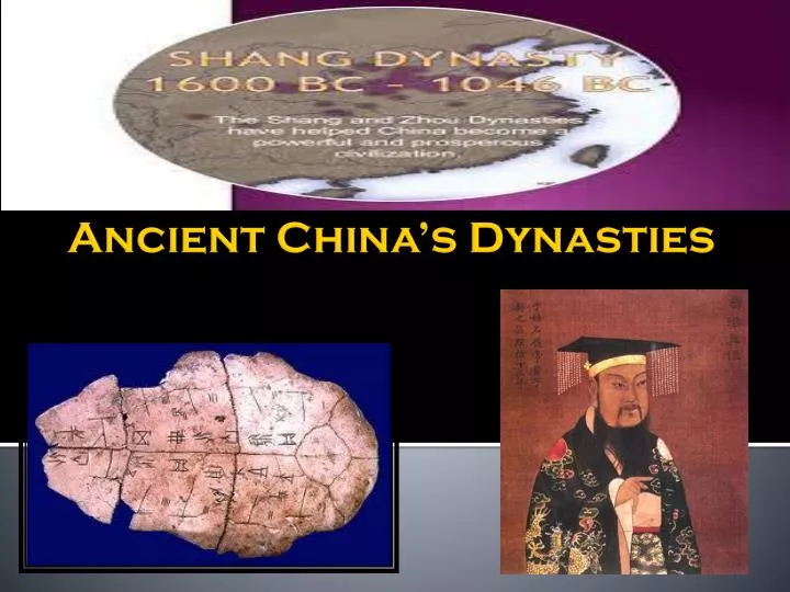 ancient china s dynasties