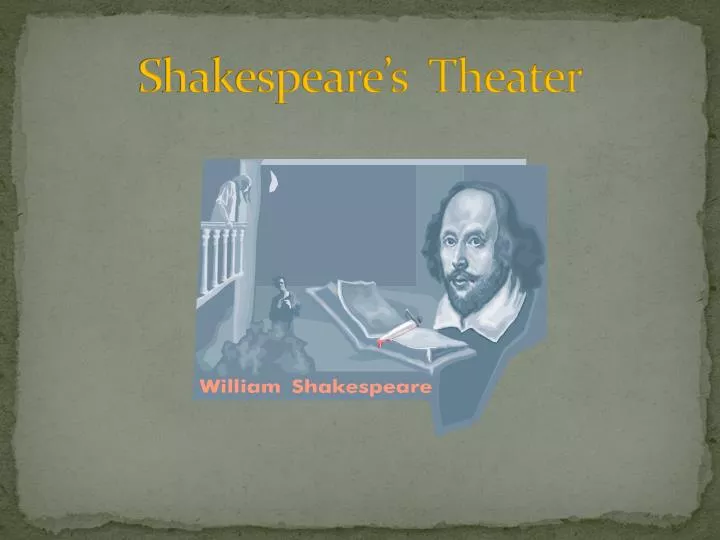 shakespeare s theater