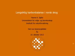 langsiktig karbonbalanse i norsk skog