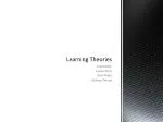 Learning Theories - slide 1