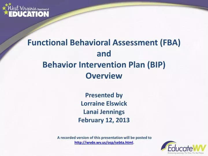 functional behavioral assessment fba and behavior intervention plan bip overview