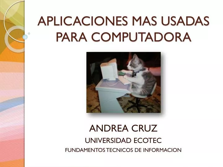 aplicaciones mas usadas para computadora