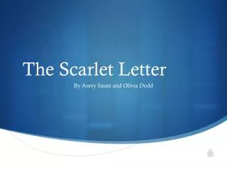 The Scarlet Letter