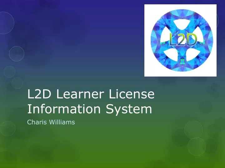l2d learner license information system