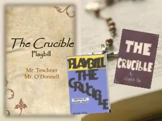The Crucible Playbill