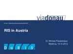RIS in Austria - slide 1