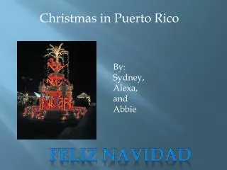 Christmas in Puerto Rico