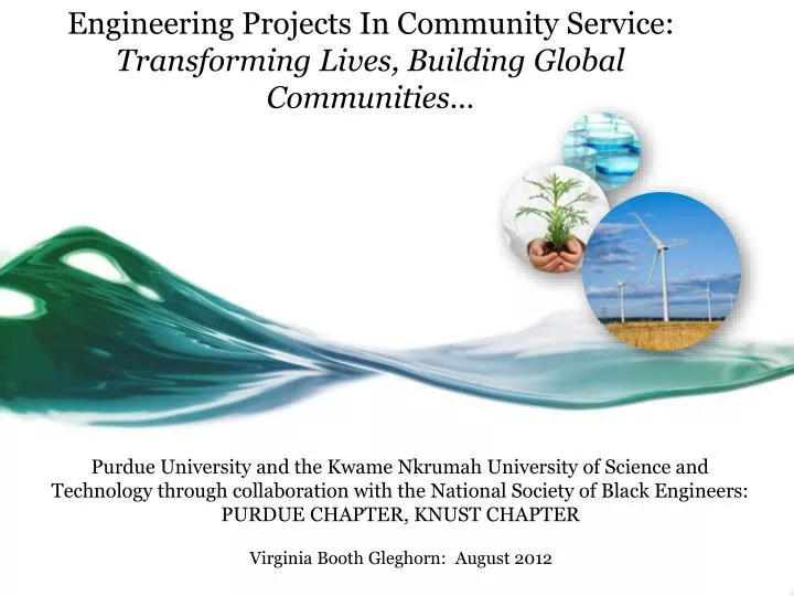 engineering projects in community service transforming lives building global communities