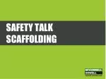 Safety Talk scaffolding - slide 1