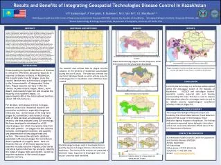 Results and Benefits of Integrating Geospatial Technologies Disease Control In Kazakhstan