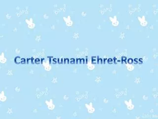 Carter Tsunami Ehret -Ross