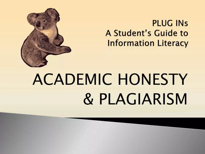 plug ins a student s guide to information literacy