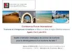 Conférence-Forum International - slide 1