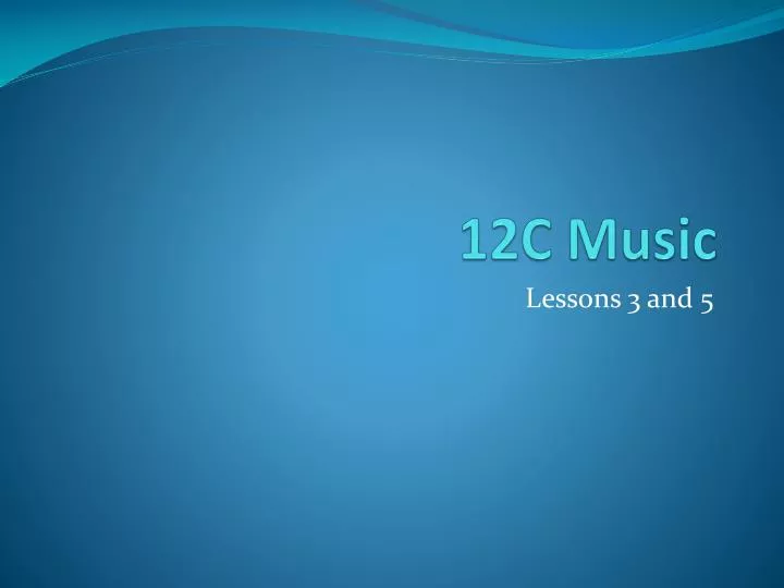 12c music